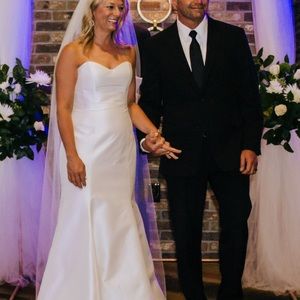 Size 12 Romona Keveza wedding dress.